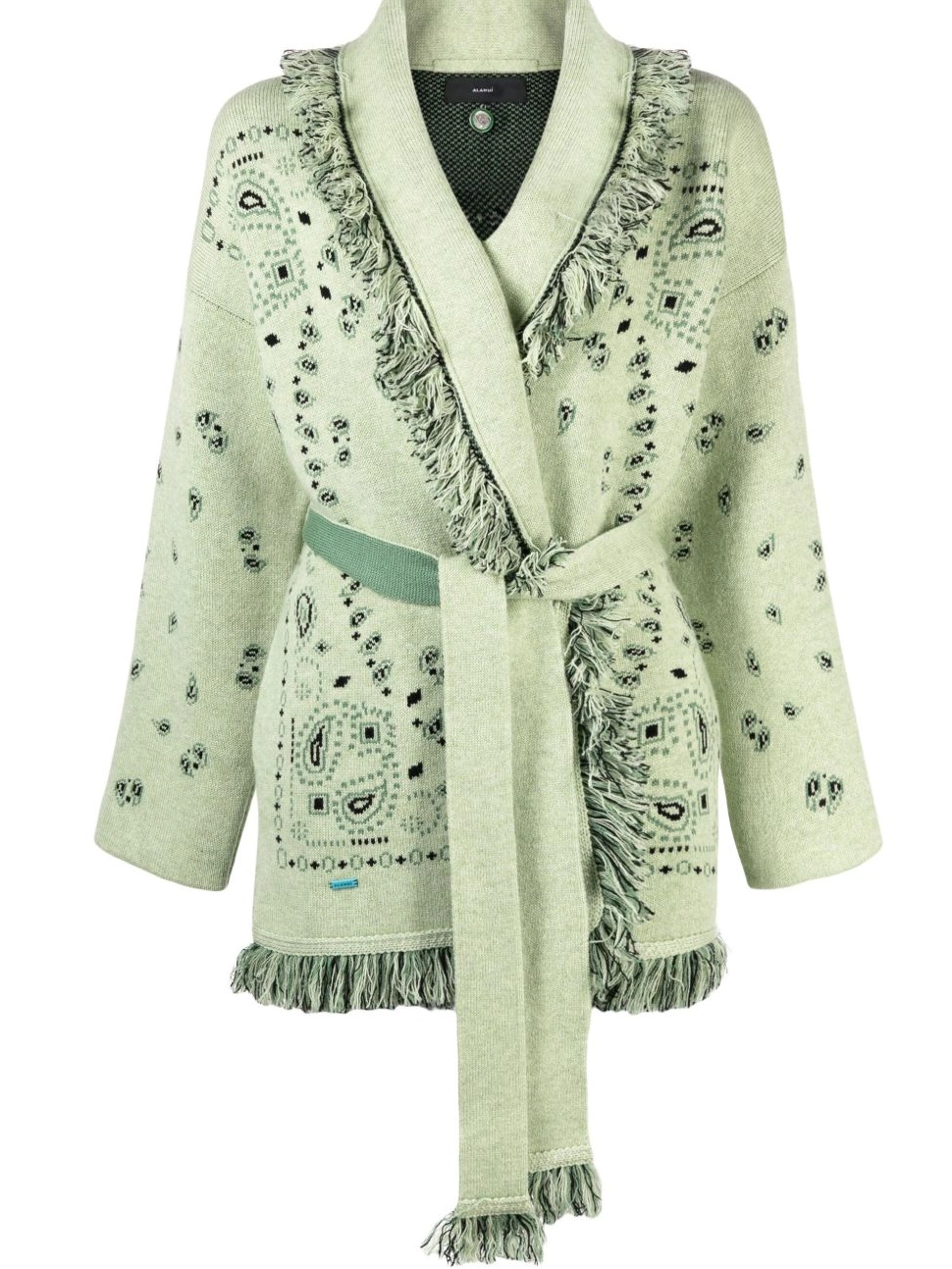 bandana-jacquard Women Icon cardigan Alanui cashmere 0824